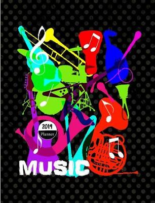 Book cover for Music 2019 Planner