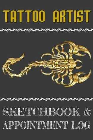 Cover of Tattoo Artist Sketchbook & Appointment Log