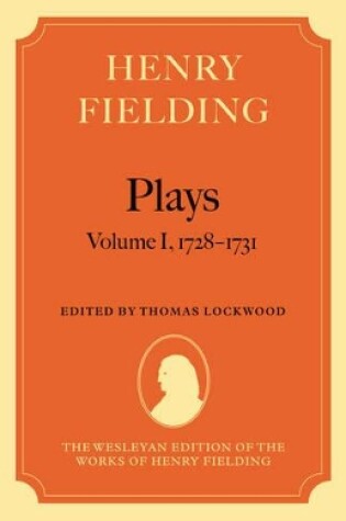 Cover of Henry Fielding - Plays