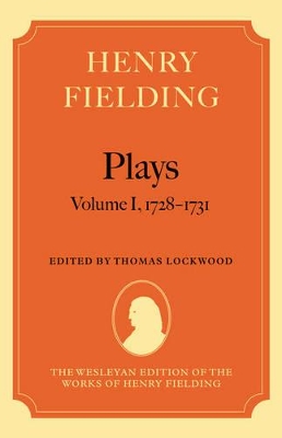 Book cover for Henry Fielding - Plays