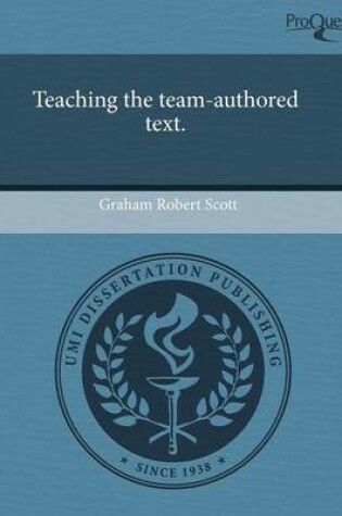 Cover of Teaching the Team-Authored Text