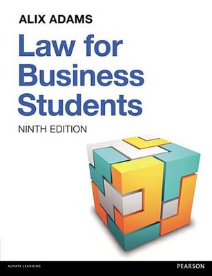 Book cover for Law for Business Students