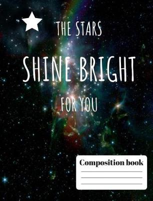 Book cover for Wide Ruled Composition Notebook with Constellations