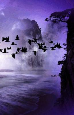 Book cover for Bullet Journal Birds in Purple Mist