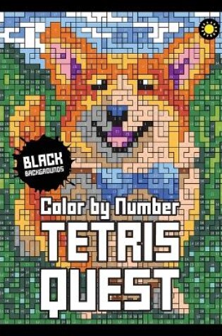 Cover of Tetris Quest Color By Number (Black Background)