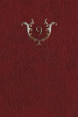 Cover of Monogram "9" Grid Notebook