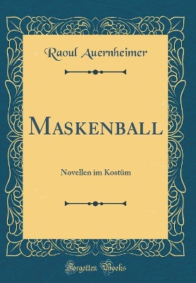 Book cover for Maskenball