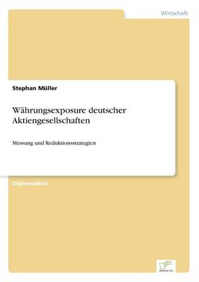 Book cover for Währungsexposure deutscher Aktiengesellschaften