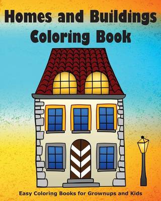 Book cover for Homes and Buildings Coloring Book