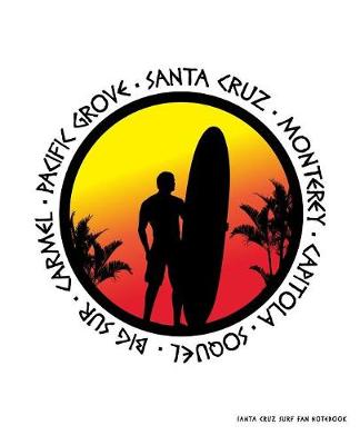 Book cover for Santa Cruz Surf Fan Notebook