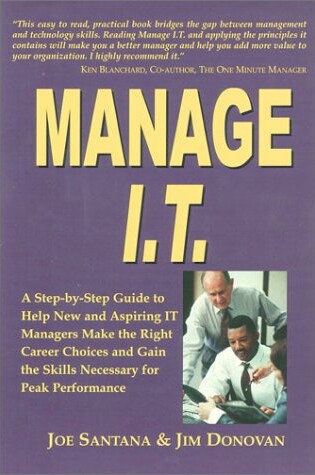 Cover of Manage I.T.