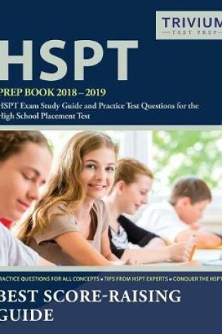 Cover of HSPT Prep Book 2018-2019