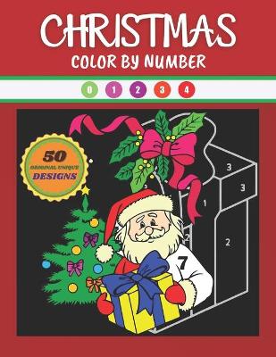 Book cover for Christmas Color By Number