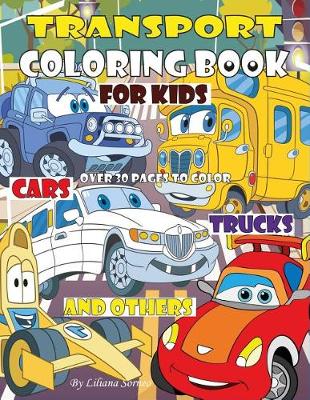 Book cover for Transport Coloring Book for Kids