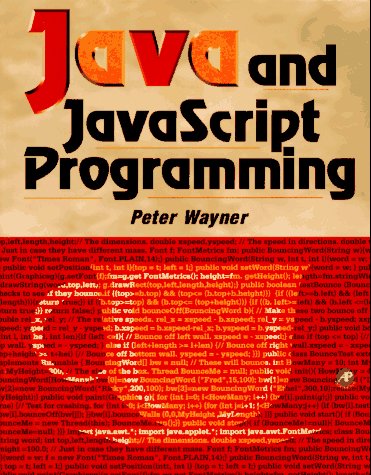 Book cover for Java and JavaScript Programming