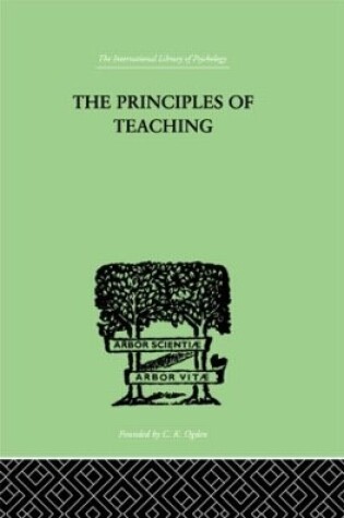 Cover of The Principles of Teaching