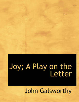 Book cover for Joy; A Play on the Letter