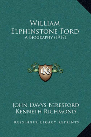 Cover of William Elphinstone Ford