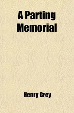 Cover of A Parting Memorial