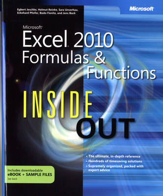 Book cover for Microsoft Excel 2010 Formulas and Functions Inside Out