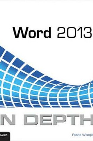 Cover of Word 2013 in Depth