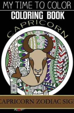 Cover of Capricorn Zodiac Sign - Adult Coloring Book