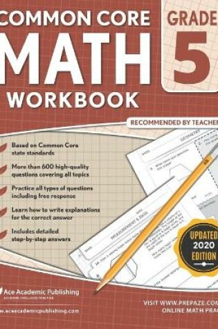 Cover of 5th grade Math Workbook