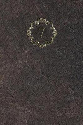 Cover of Monogram "7" Any Day Planner Journal