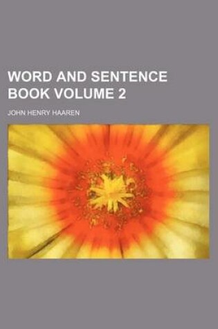 Cover of Word and Sentence Book Volume 2