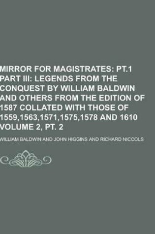 Cover of Mirror for Magistrates Volume 2, PT. 2