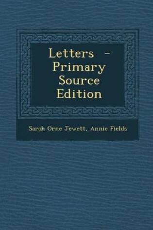 Cover of Letters - Primary Source Edition