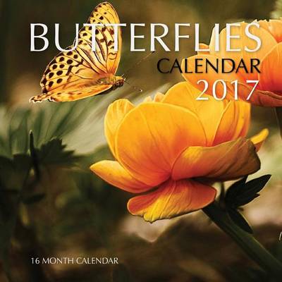 Book cover for Butterflies Calendar 2017