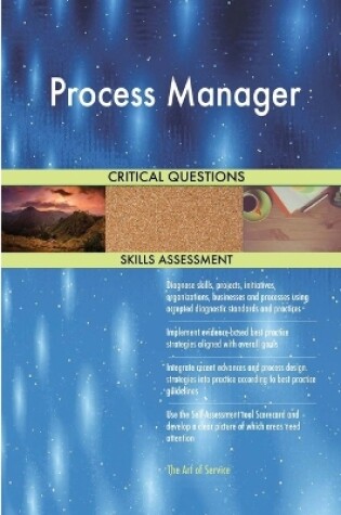 Cover of Process Manager Critical Questions Skills Assessment