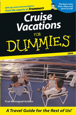 Book cover for Cruise Vacations for Dummies 2004