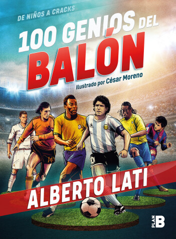Book cover for 100 genios del balón / 100 Soccer Geniuses