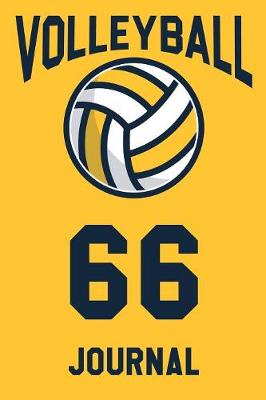Book cover for Volleyball Journal 66
