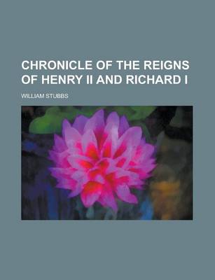 Book cover for Chronicle of the Reigns of Henry II and Richard I