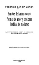 Book cover for Sonetos del Amor Oscuro