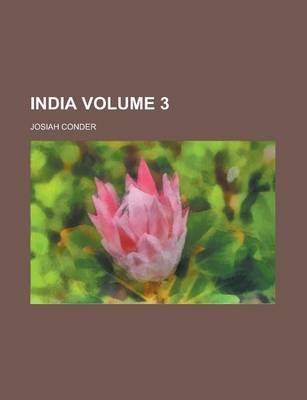 Book cover for India Volume 3