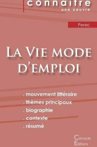 Cover of Fiche de lecture La Vie mode d'emploi de Perec (analyse litteraire de reference et resume complet)