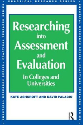 Cover of Researching into Assessment & Evaluation