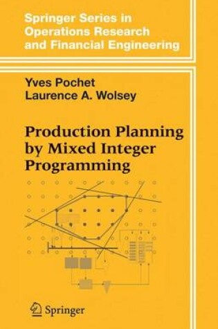 Cover of Production Planning by Mixed Integer Programming