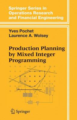 Cover of Production Planning by Mixed Integer Programming