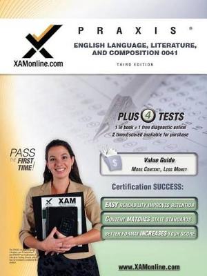 Book cover for Praxis English Language, Literature, and Composition 0041 Teacher Certification Test Prep Study Guide Test Prep