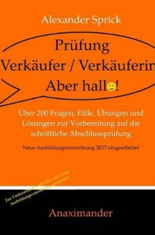 Cover of Pr fung Verk ufer / Verk uferin? Aber Hallo!