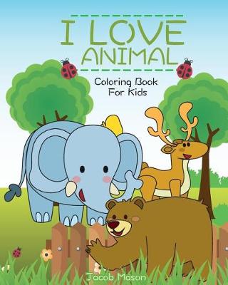 Book cover for Animal Coloring Book for Kids