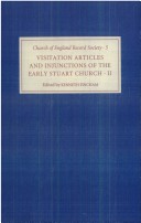 Book cover for Visitation Articles and Injunctions of the Early Stuart Church: II. 1625-1642