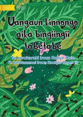 Book cover for 20 Busy Little Ants - Uangaun kinnongo aika bingiingii tabetabe (Te Kiribati)