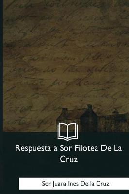 Book cover for Respuesta a Sor Filotea De La Cruz