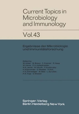 Book cover for Current Topics in Microbiology and Immunology